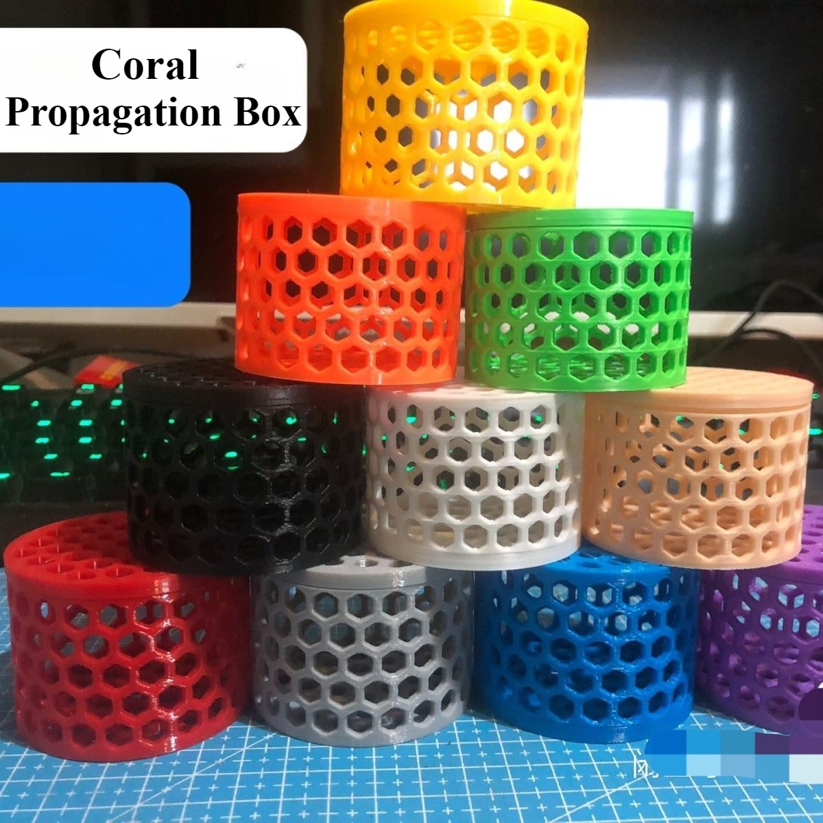 Aquarium Fish Reproduction - Fluorescent SPS LPS Coral Mounting Tools