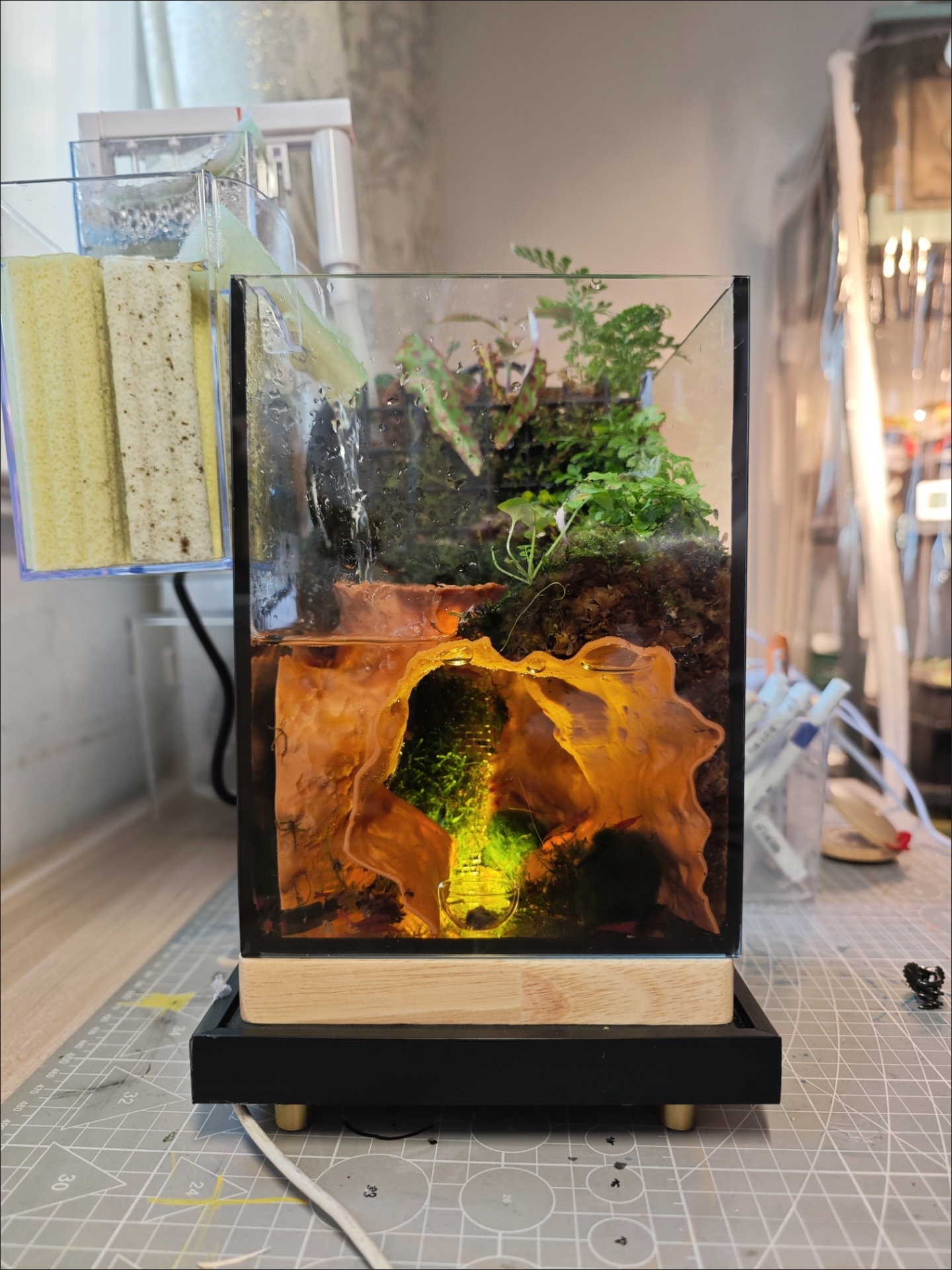 Aquarium Fish Cave - Aquarium Landscape Decoration Cave Hideout for