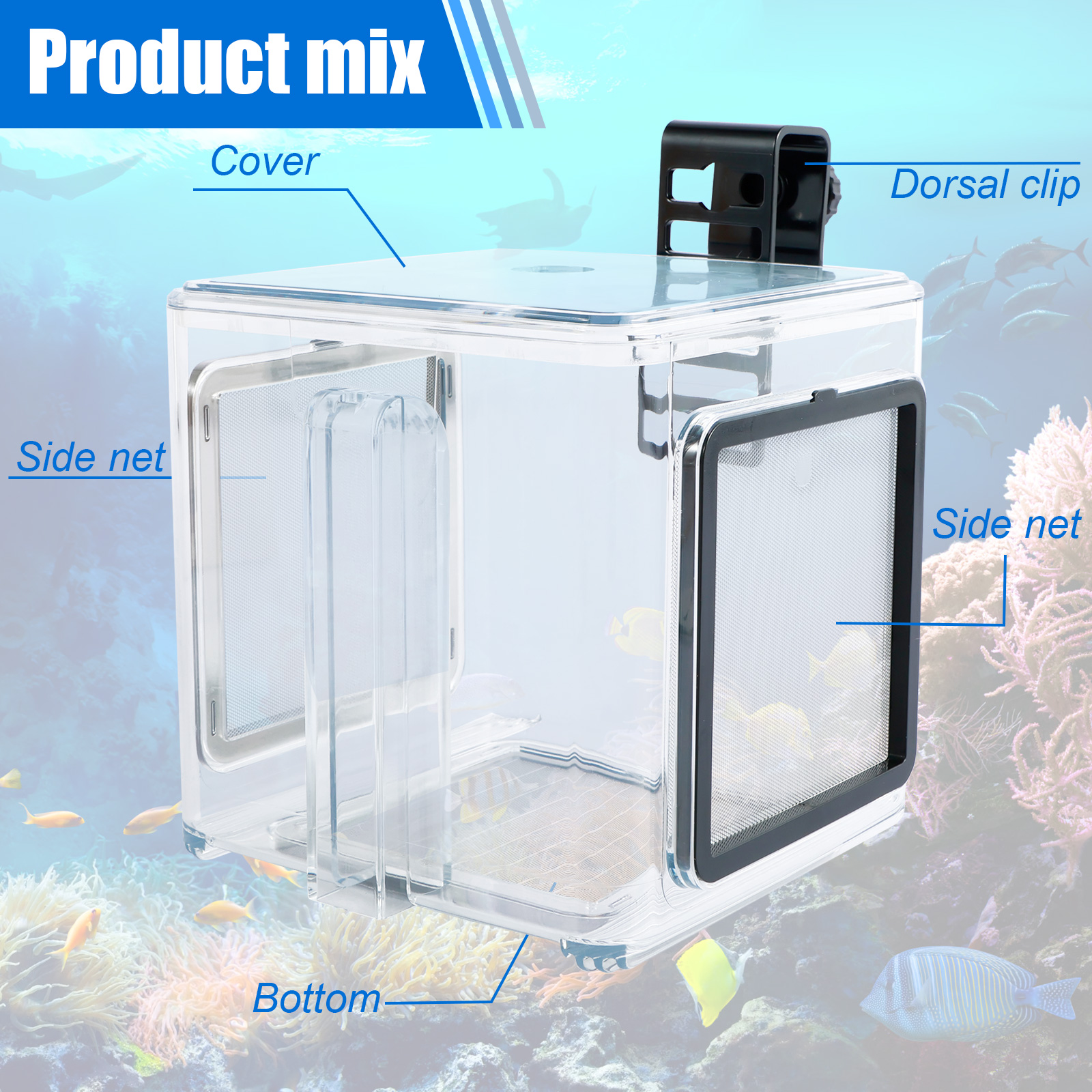 Aquarium Breeder Box Fish Bree - Aquarium Goldfish ulasan dan harga