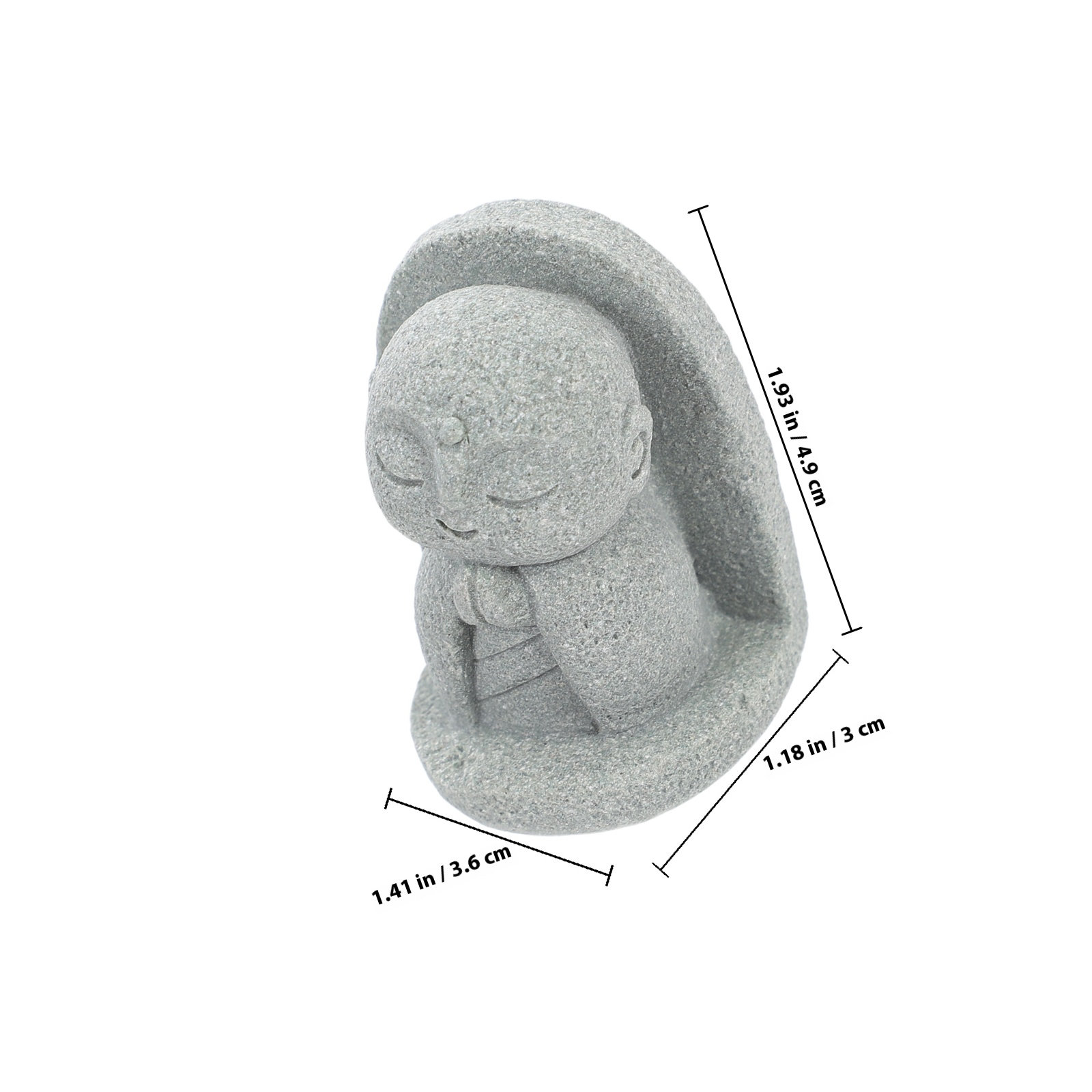 Miniature Japanese Jizo Buddha - Aquarium Fish Usa ulasan dan harga