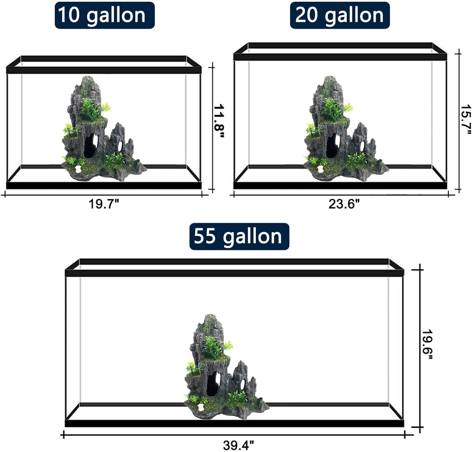 Extra Large Aquarium Decoratio - Aquarium Fish Cave ulasan dan harga