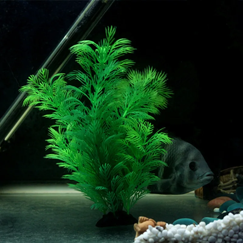 Artificial Aquarium Decor Plan - Aquarium Fish Enrichment ulasan dan harga