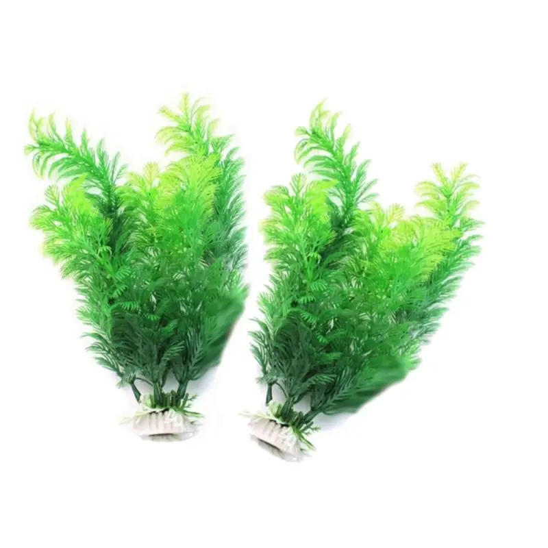 Artificial Aquarium Decor Plan - Aquarium Fish Enrichment ulasan dan harga