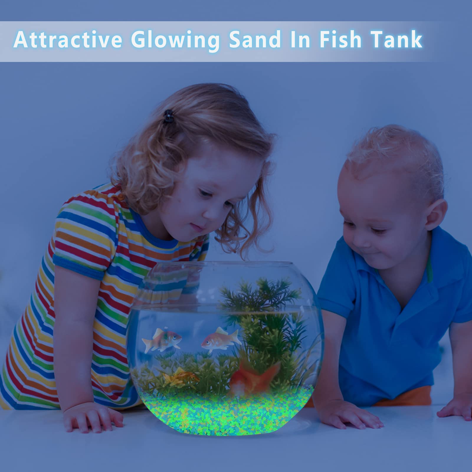 1000Pcs Luminous Sand Glow In  - Aquarium Fishing ulasan dan harga
