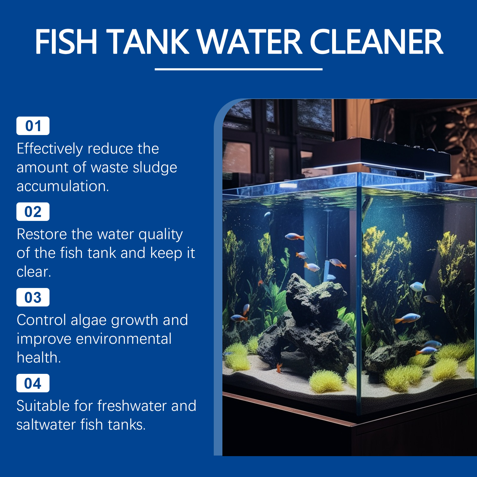 Aquarium Water Clarifier 100ml - Aquarium Fishing ulasan dan harga