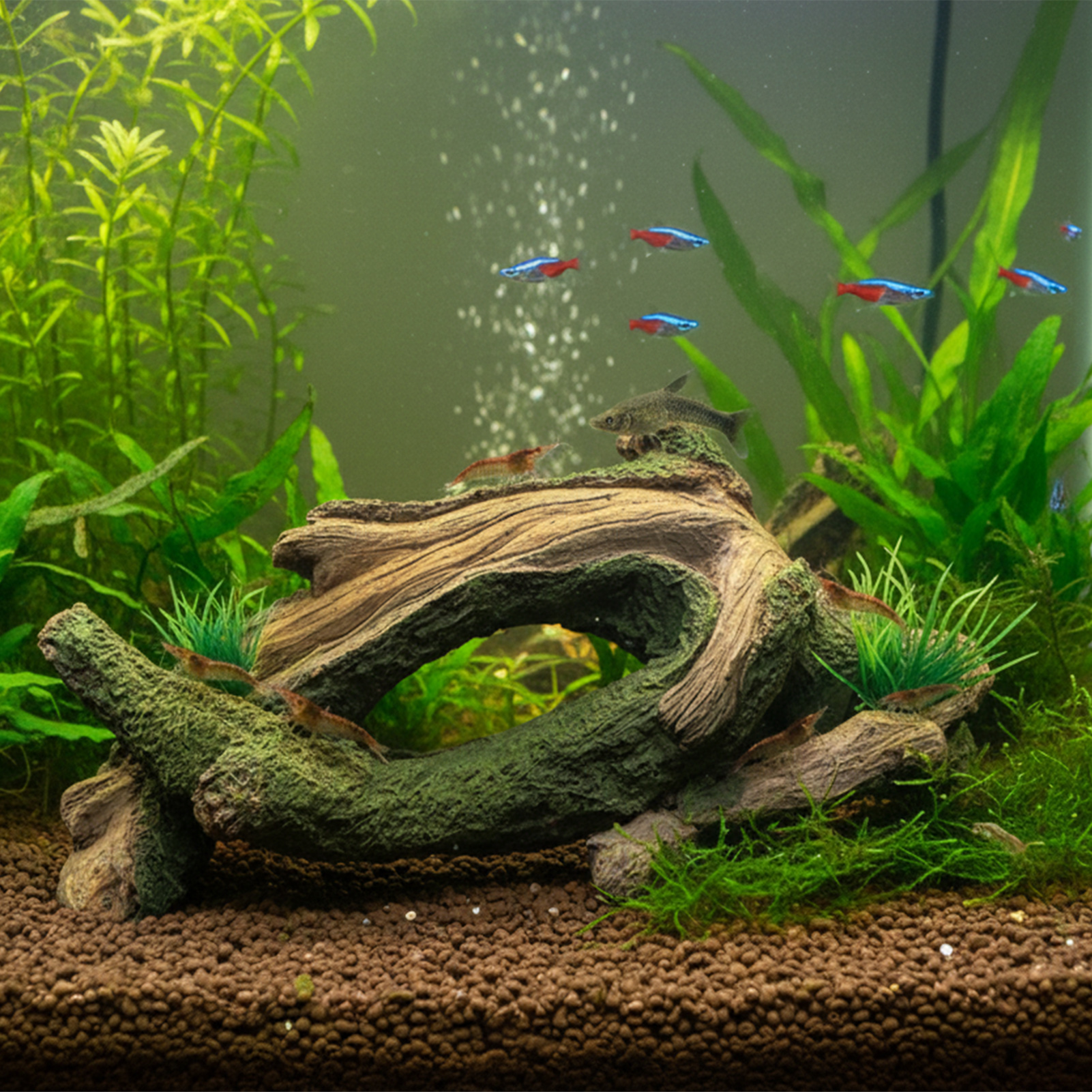 Aquarium Driftwoods Decor Tree - Aquarium Goldfish ulasan dan harga