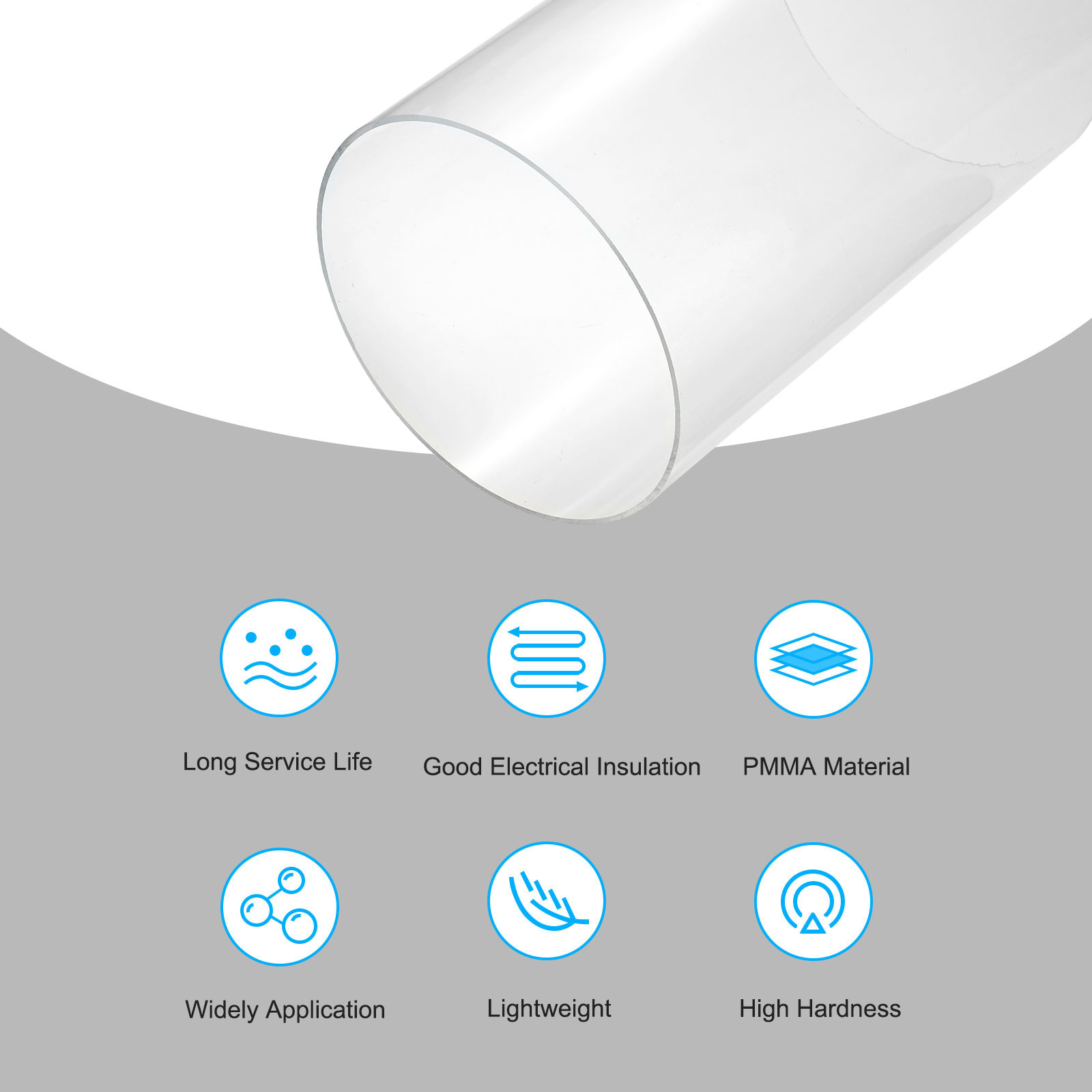 350mm Transparent Acrylic Aqua - Aquarium Fishing ulasan dan harga