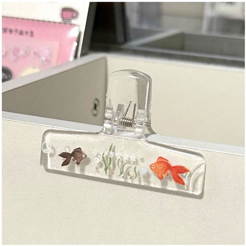 1PC Transparent Acrylic Goldfi - Aquarium Goldfish ulasan dan harga