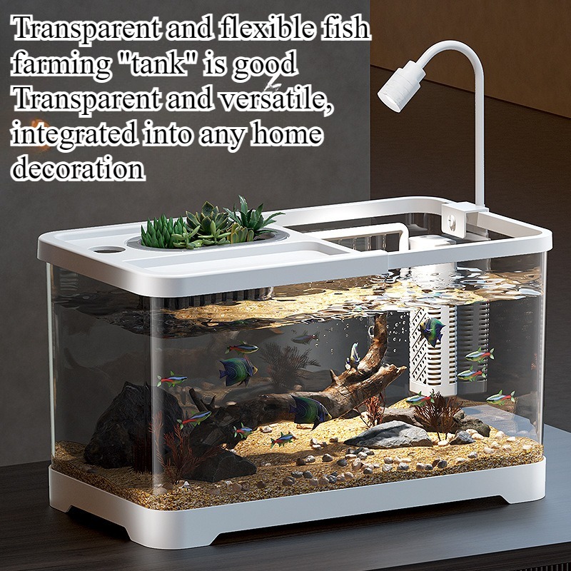 Fish tank household aquarium l - Aquarium Goldfish ulasan dan harga