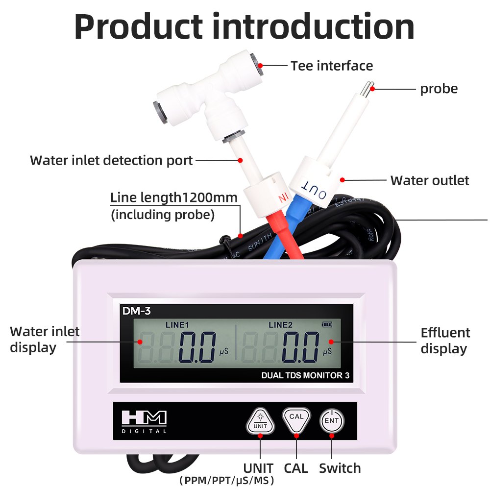 HM DM3 Online TDS EC Water Qua - Aquarium Fish Online ulasan dan harga