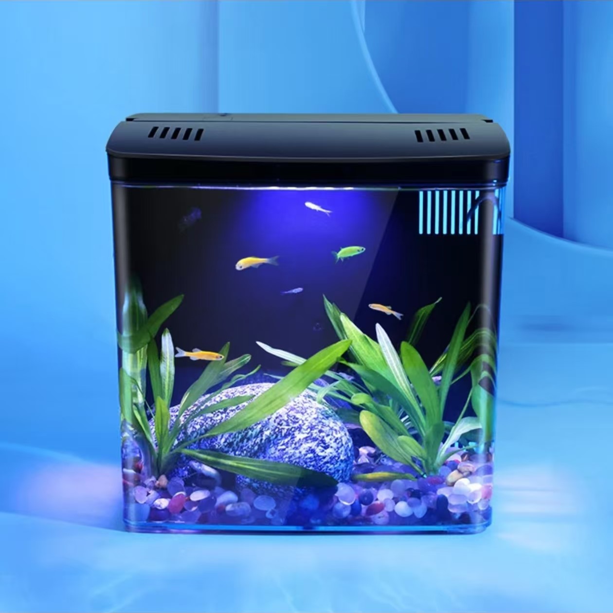 Fish Tank Living Room Small Mi - Aquarium Goldfish ulasan dan harga