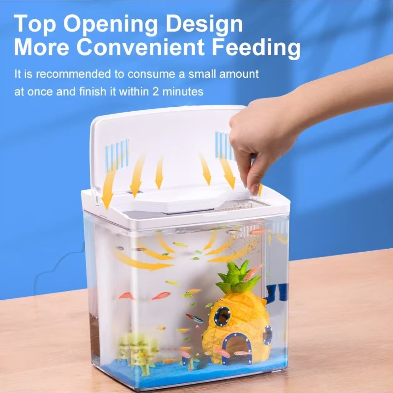 Fish Tank Living Room Small Mi - Aquarium Goldfish ulasan dan harga