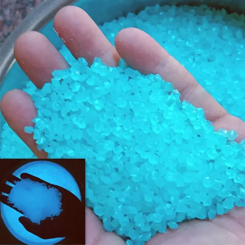 1000pcs 3-5mm Luminous Sand Gl - Aquarium Fishing ulasan dan harga