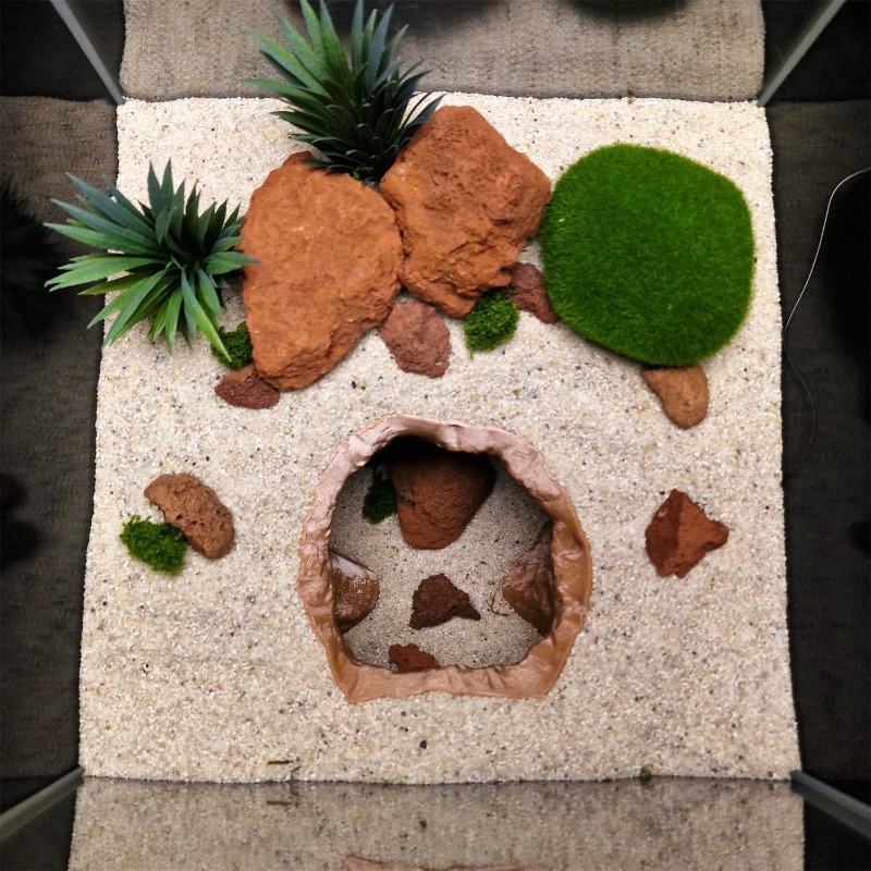 Sinkhole Cave Aquarium Ornamen - Aquarium Fish Cave ulasan dan harga