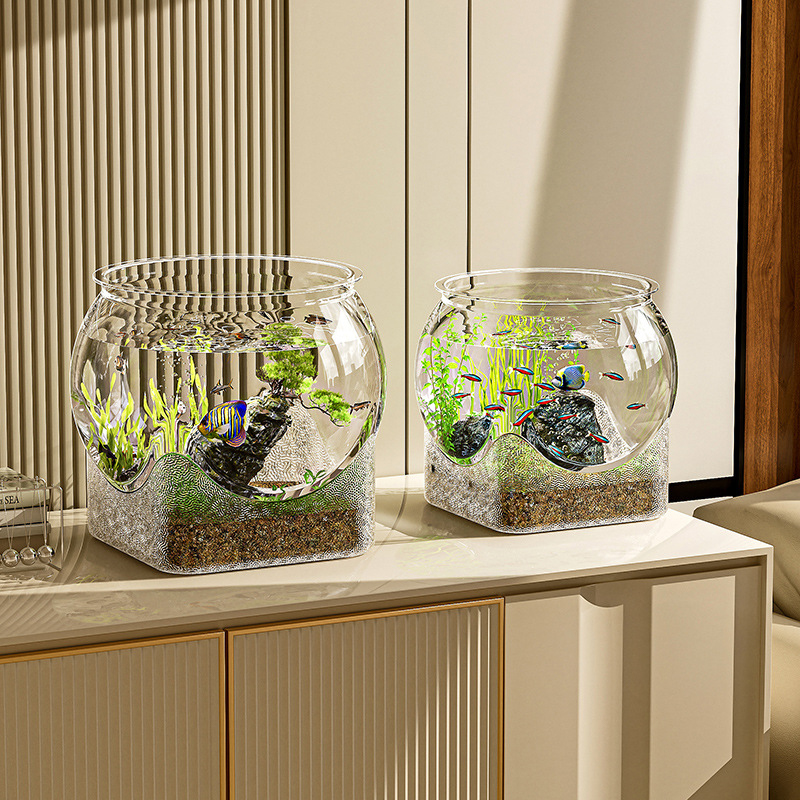 Fish Tank Aquarium Transparent - Aquarium Goldfish ulasan dan harga