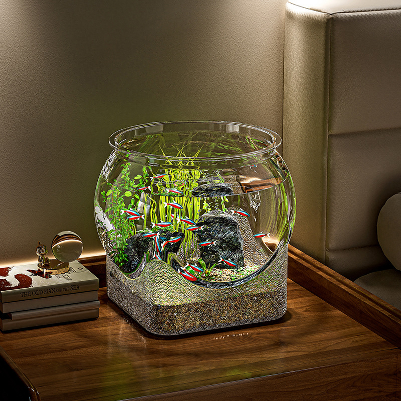 Fish Tank Aquarium Transparent - Aquarium Goldfish ulasan dan harga