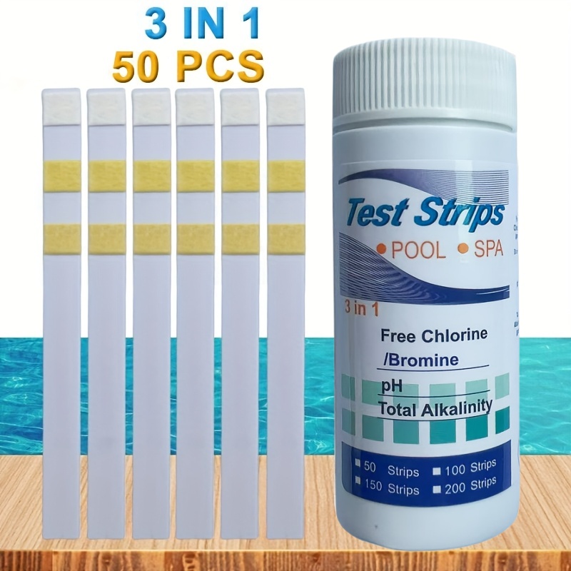 Chlorine PH Test Strips SPA Sw - Aquarium Fishing ulasan dan harga