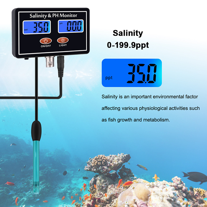 Online PH & Salinity Monitor 2 - Aquarium Fish Online ulasan dan harga