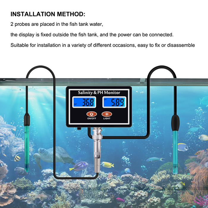 Online PH & Salinity Monitor 2 - Aquarium Fish Online ulasan dan harga