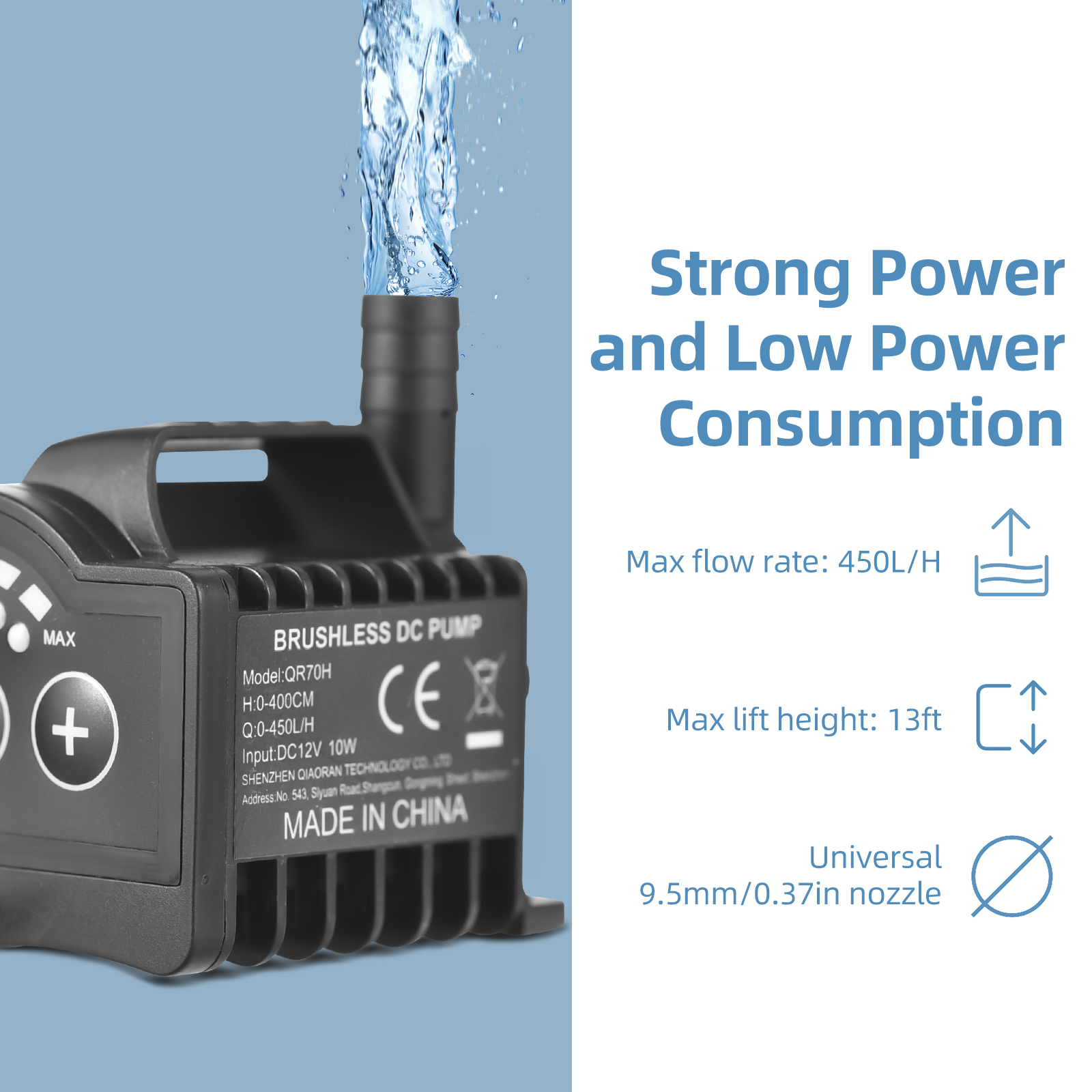 Submersible 12V Water Pump 8 L - Aquarium Fishing ulasan dan harga
