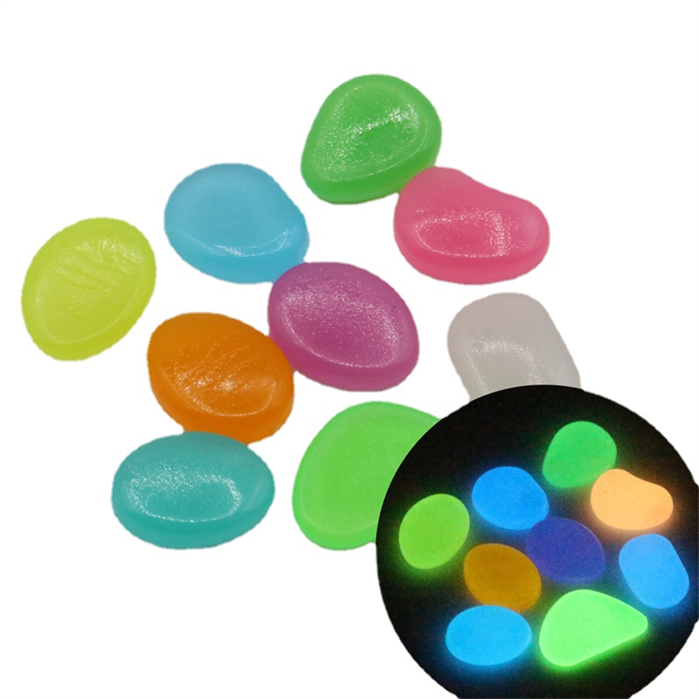 50pcs Luminous Stone Fluoresce - Aquarium Fishing ulasan dan harga