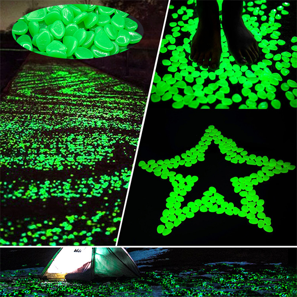 50pcs Luminous Stone Fluoresce - Aquarium Fishing ulasan dan harga