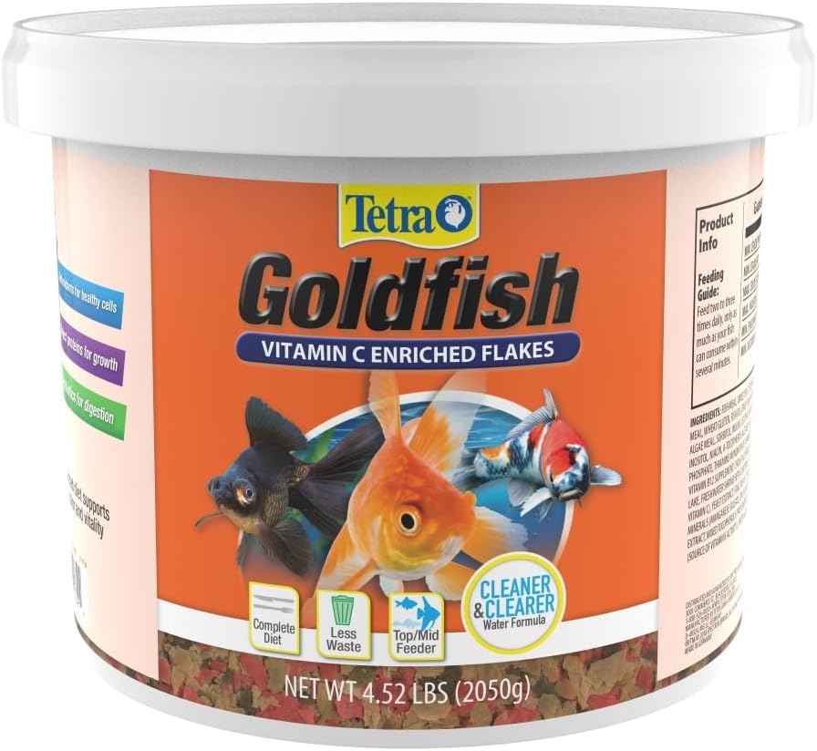 Premium Goldfish Flakes, Balan - Aquarium Fish Vitamin ulasan dan harga