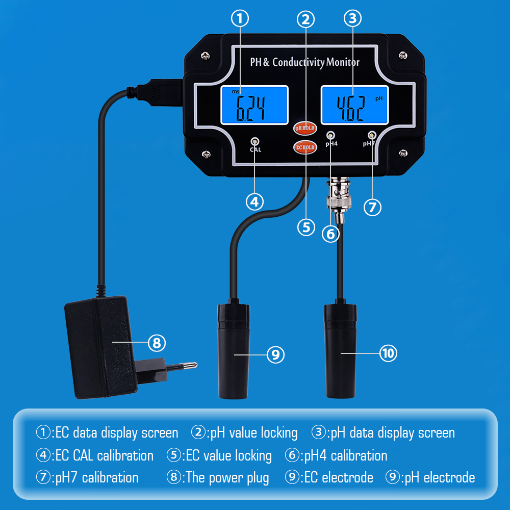yieryi Digital Online PH/EC Co - Aquarium Fish Online ulasan dan harga