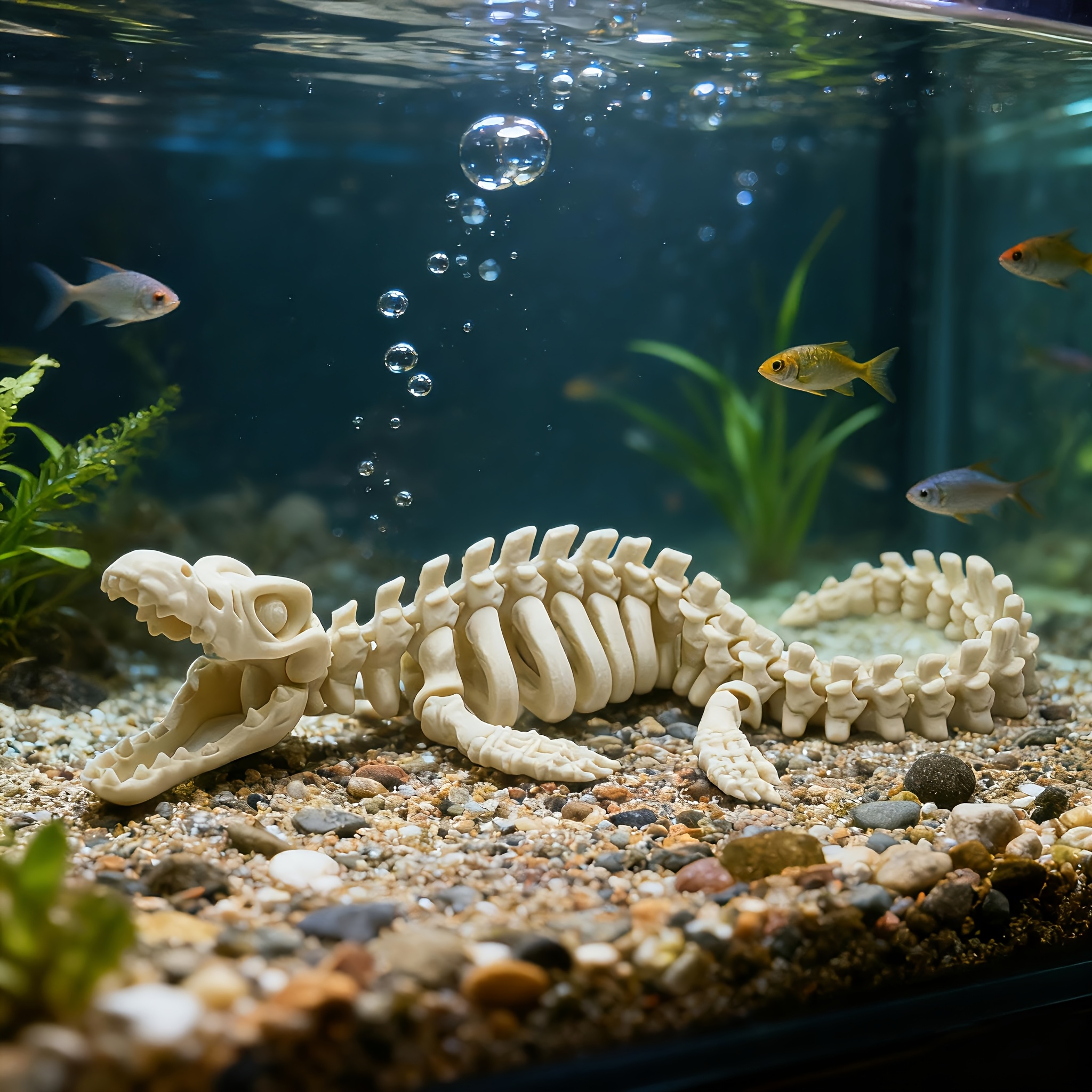 Realistic Canglong Skeleton Re - Aquarium Fish Reproduction ulasan dan harga