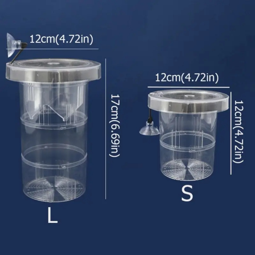 Acrylic Floating Fish Breeding - Aquarium Fish Cave ulasan dan harga