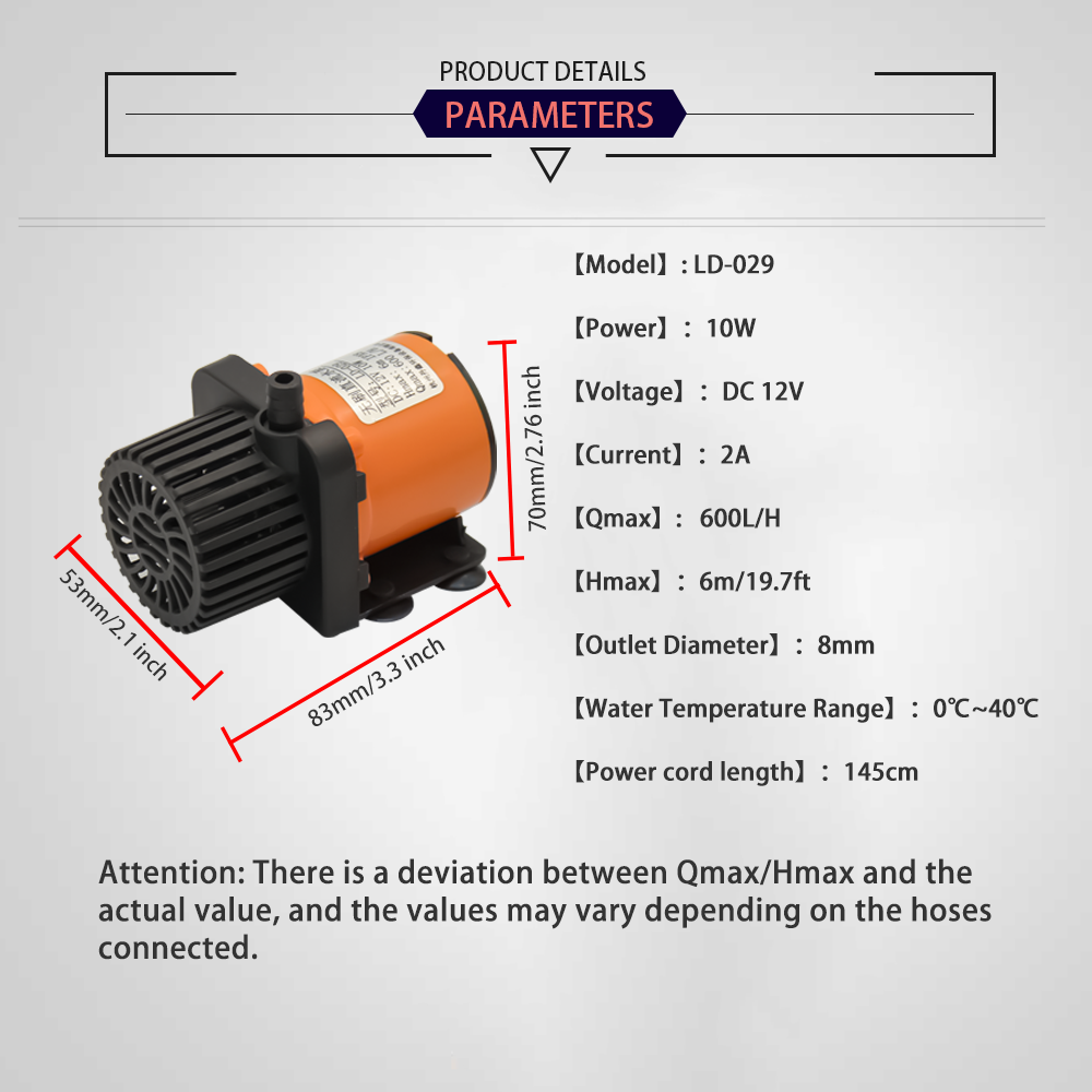 12V DC Brushless Small Submers - Aquarium Fishing ulasan dan harga