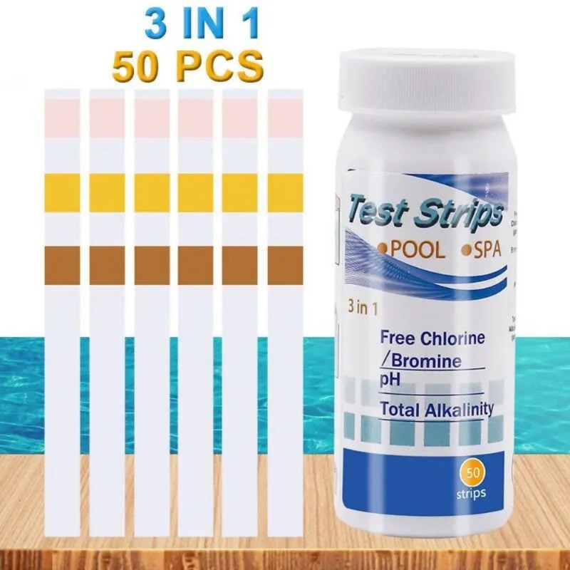 Chlorine PH Test Strips SPA Sw - Aquarium Fishing ulasan dan harga