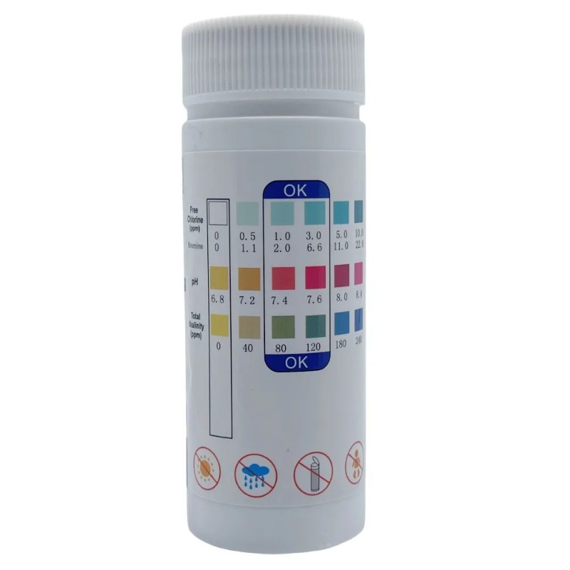 Chlorine PH Test Strips SPA Sw - Aquarium Fishing ulasan dan harga