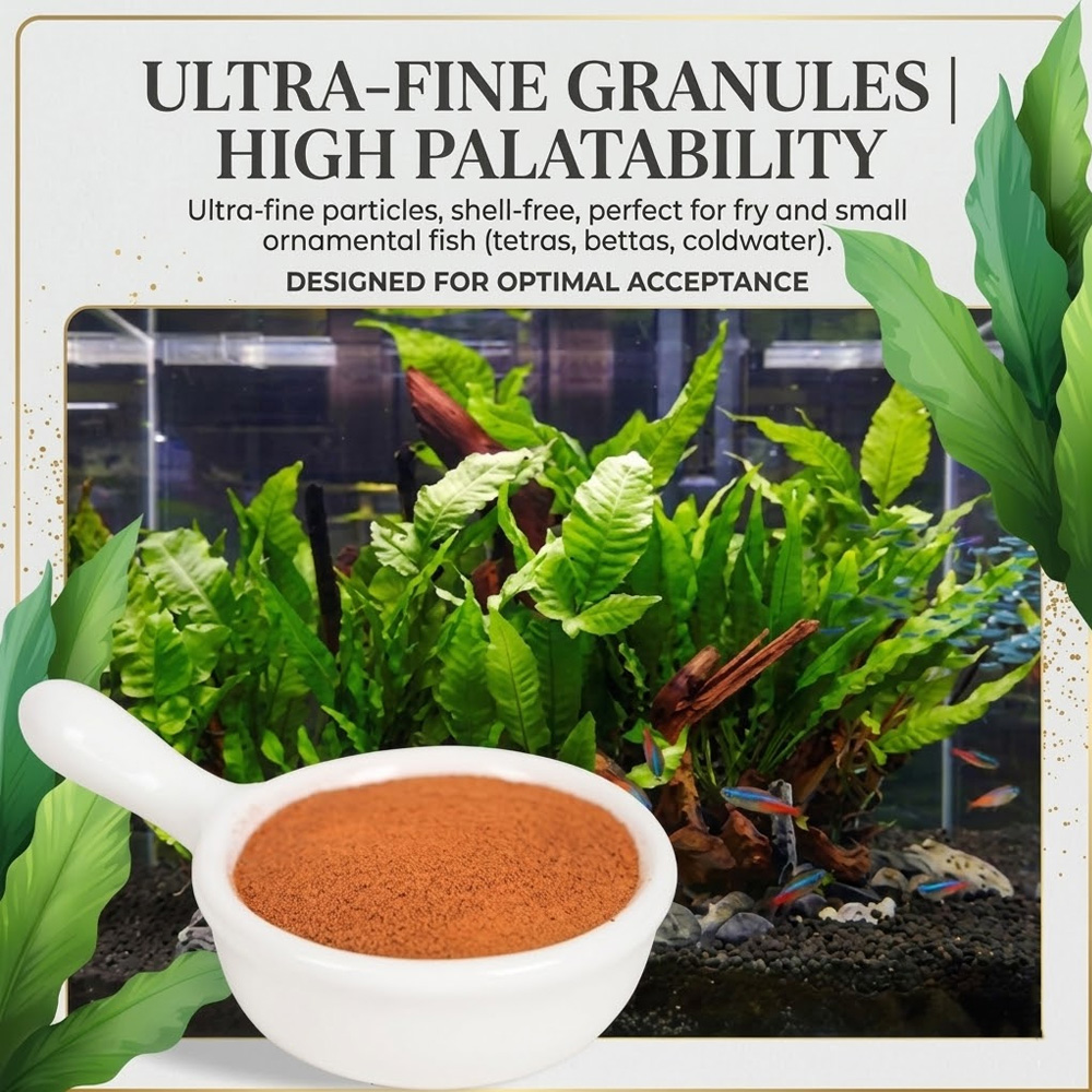 Natural Small Fish Food Brine  - Aquarium Fish Eggs ulasan dan harga