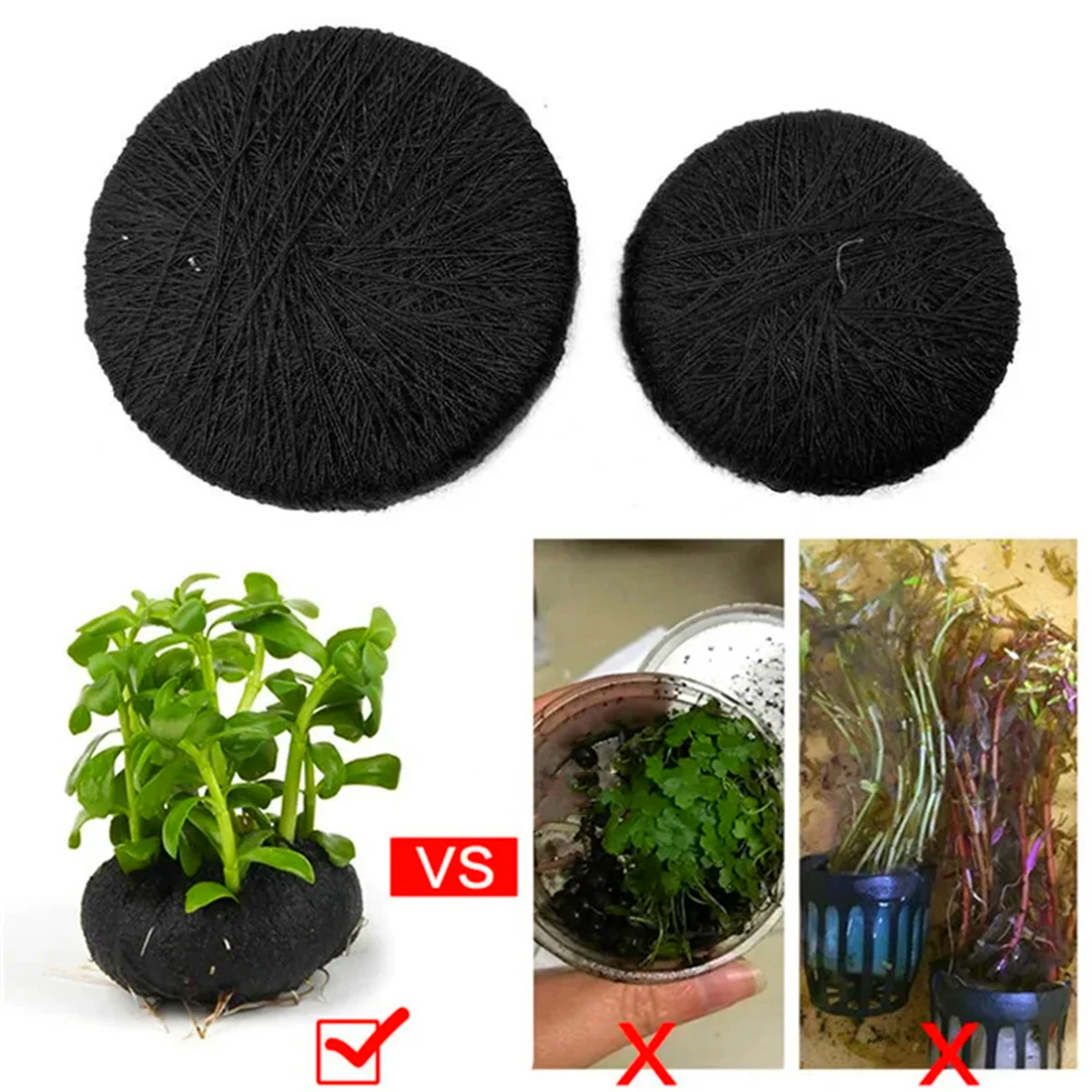 5Pcs Black Fish Tank Water Gra - Aquarium Fish Enrichment ulasan dan harga