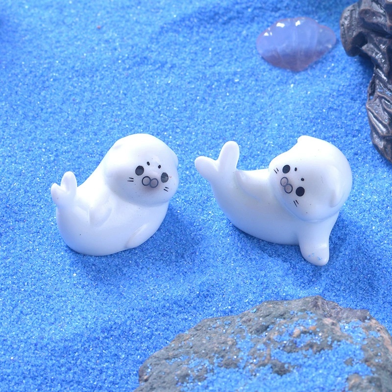 Mini Sea Lion Figurines for Mi - Aquarium Fish Enrichment ulasan dan harga