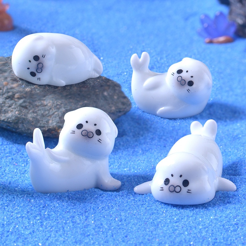 Mini Sea Lion Figurines for Mi - Aquarium Fish Enrichment ulasan dan harga