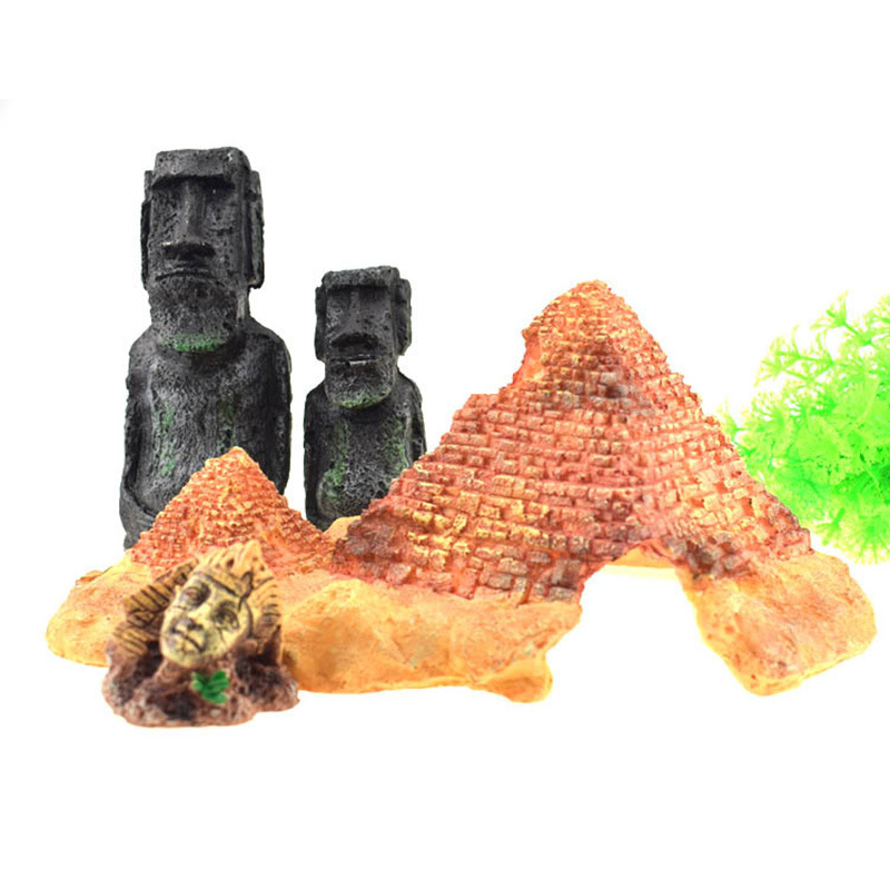 Egyptian Pharaoh Sphinx Resin  - Aquarium Fish Enrichment ulasan dan harga